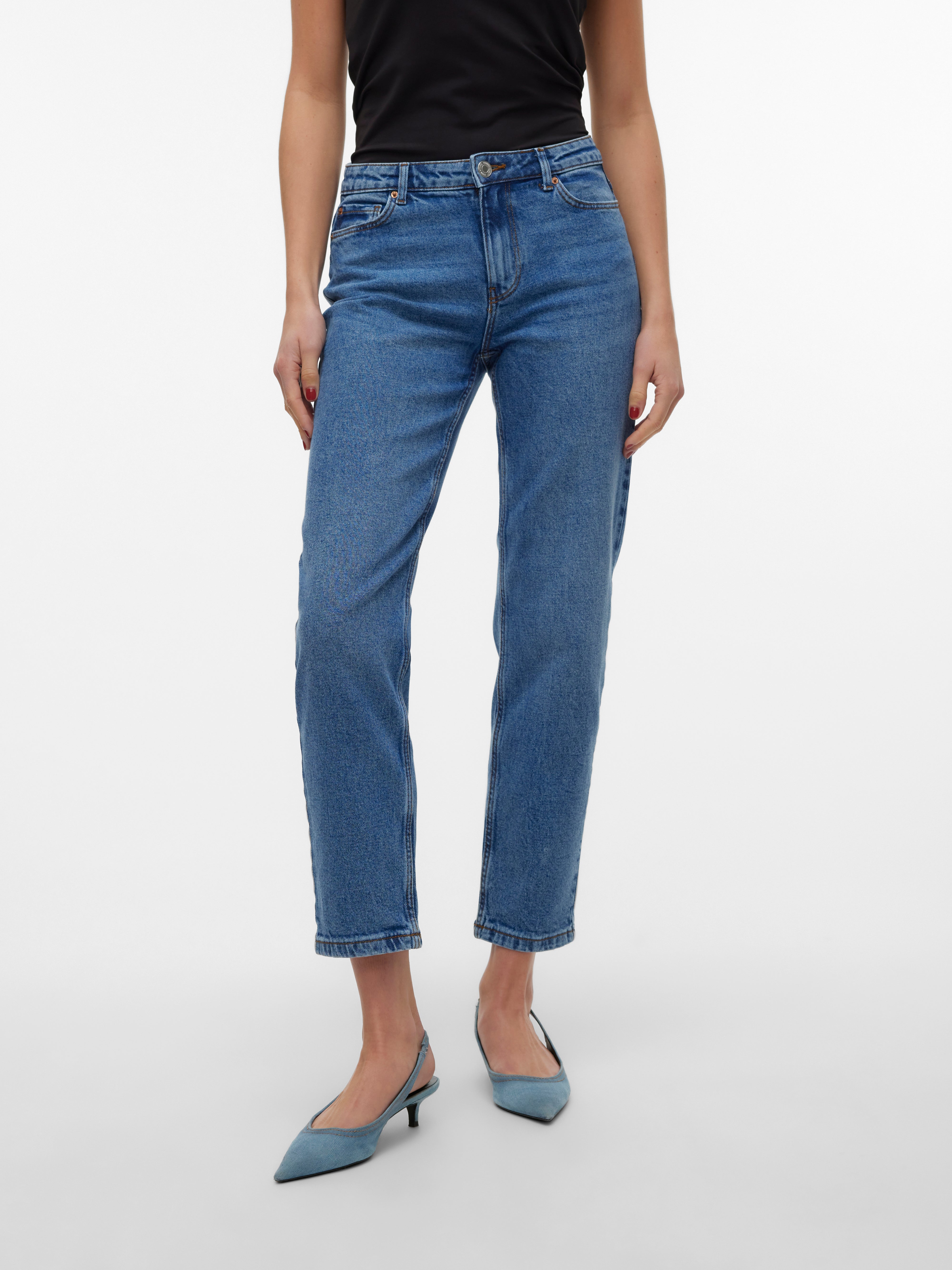 VMKYLA Mid Rise Gerade geschnitten Jeans