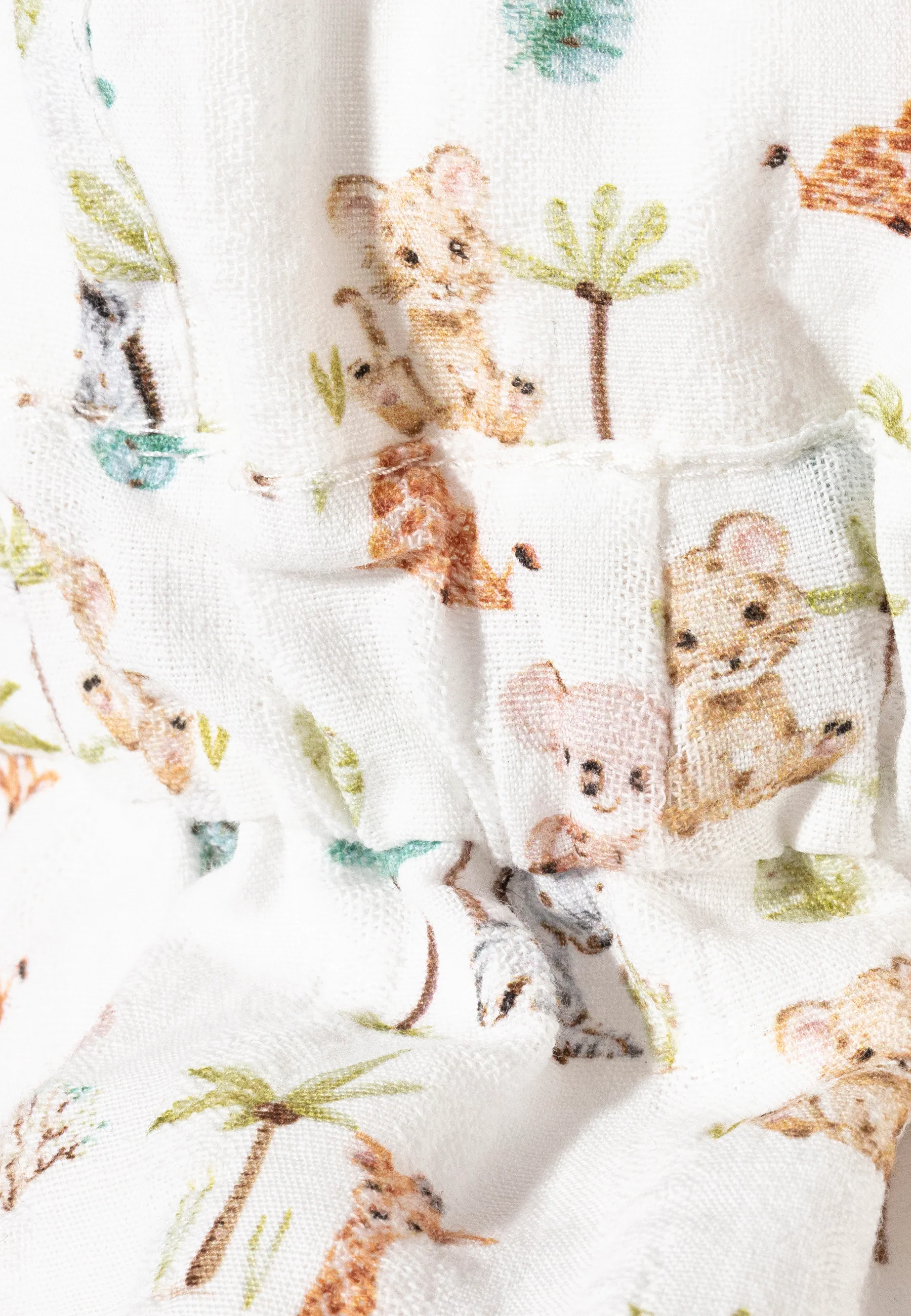 Wendeschirmmütze mit Nackenschutz Zootier-Babys