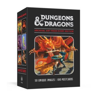 Dungeons & Dragons 100 Postcards: Archival Art from Every Edition (EN)