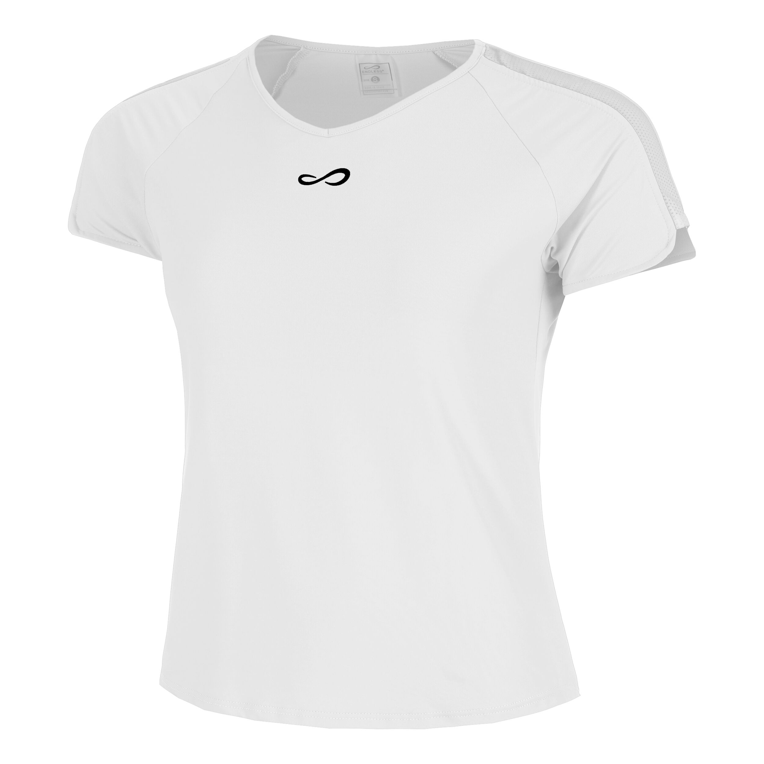 Mesh T-Shirt Damen - Weiß