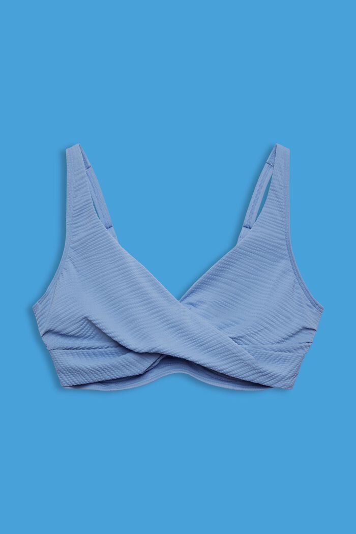 Bügel-Bikinitop mit Wickelfront