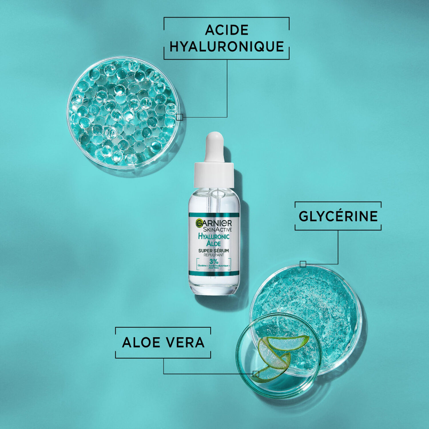 Garnier SkinActive Super Sérum Repulpant Acide Hyaluronique & Aloe Vera