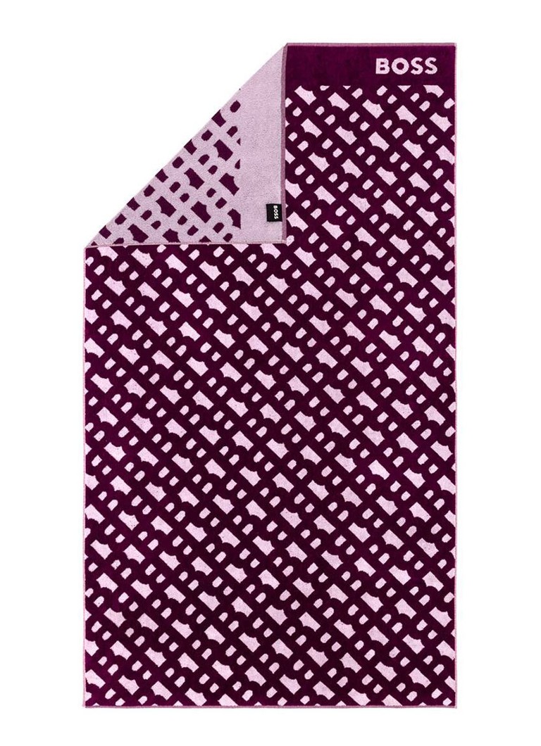 Ręcznik plażowy HUGO BOSS z bawełny organicznej, 90 x 160 cm