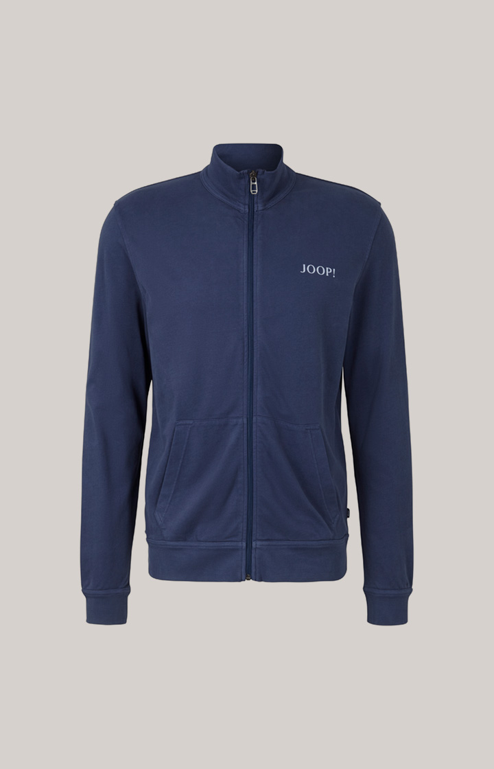 Loungewear Sweatjacke in Blau