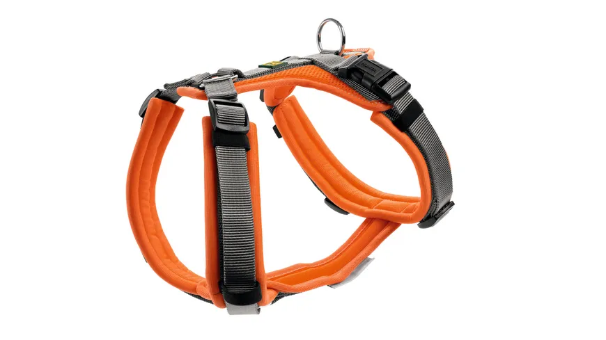 Hunter Geschirr Maldon XS-S Mesh orange/grau