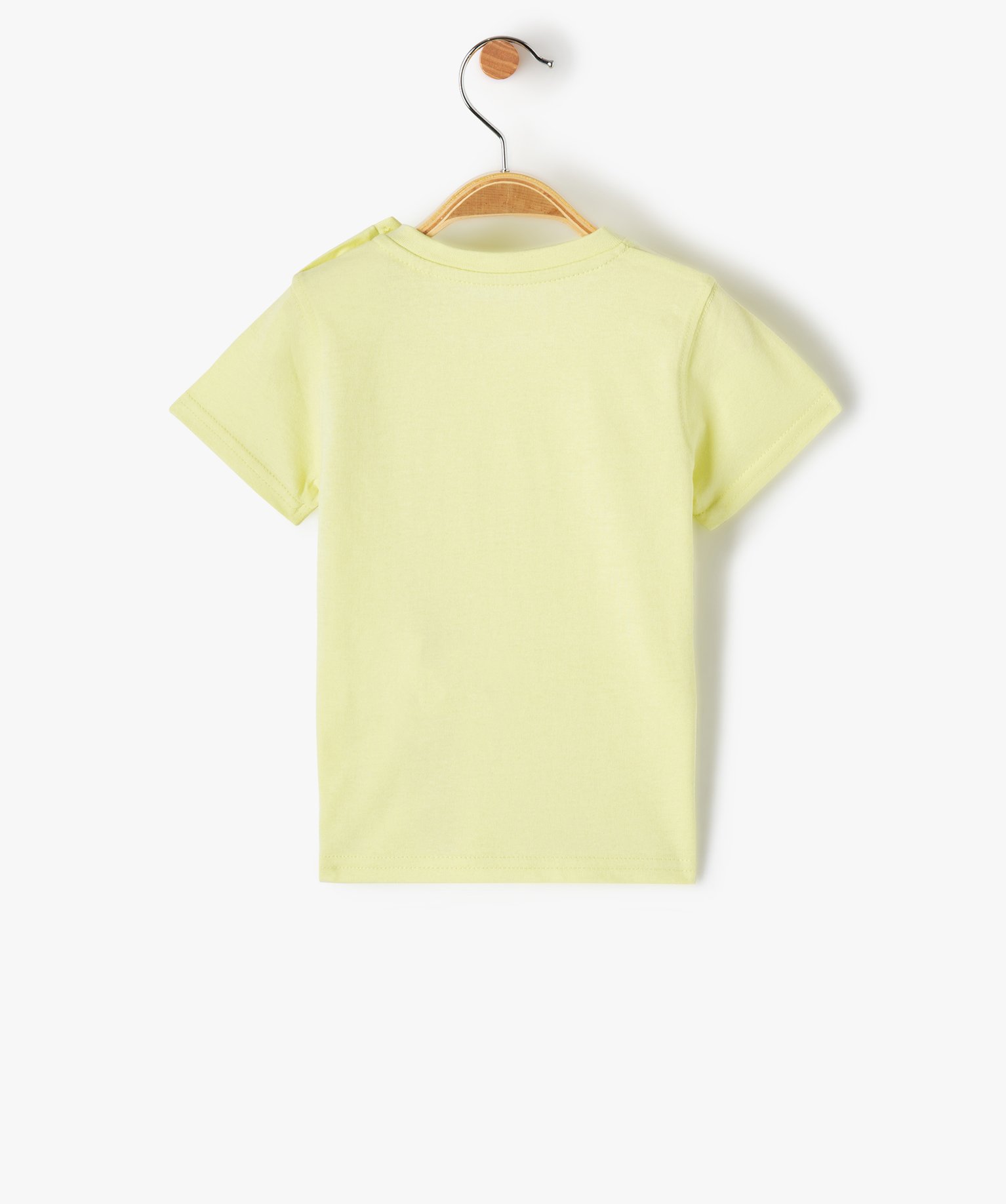 Tee-shirt bébé Garçon à manches courtes et message humor... jaune | GEMO