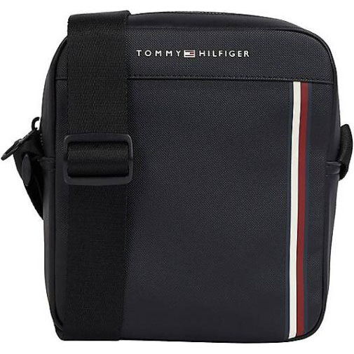 TOMMY HILFIGER Herren Umhängetasche TH PIQUE PU MINI REPORTER