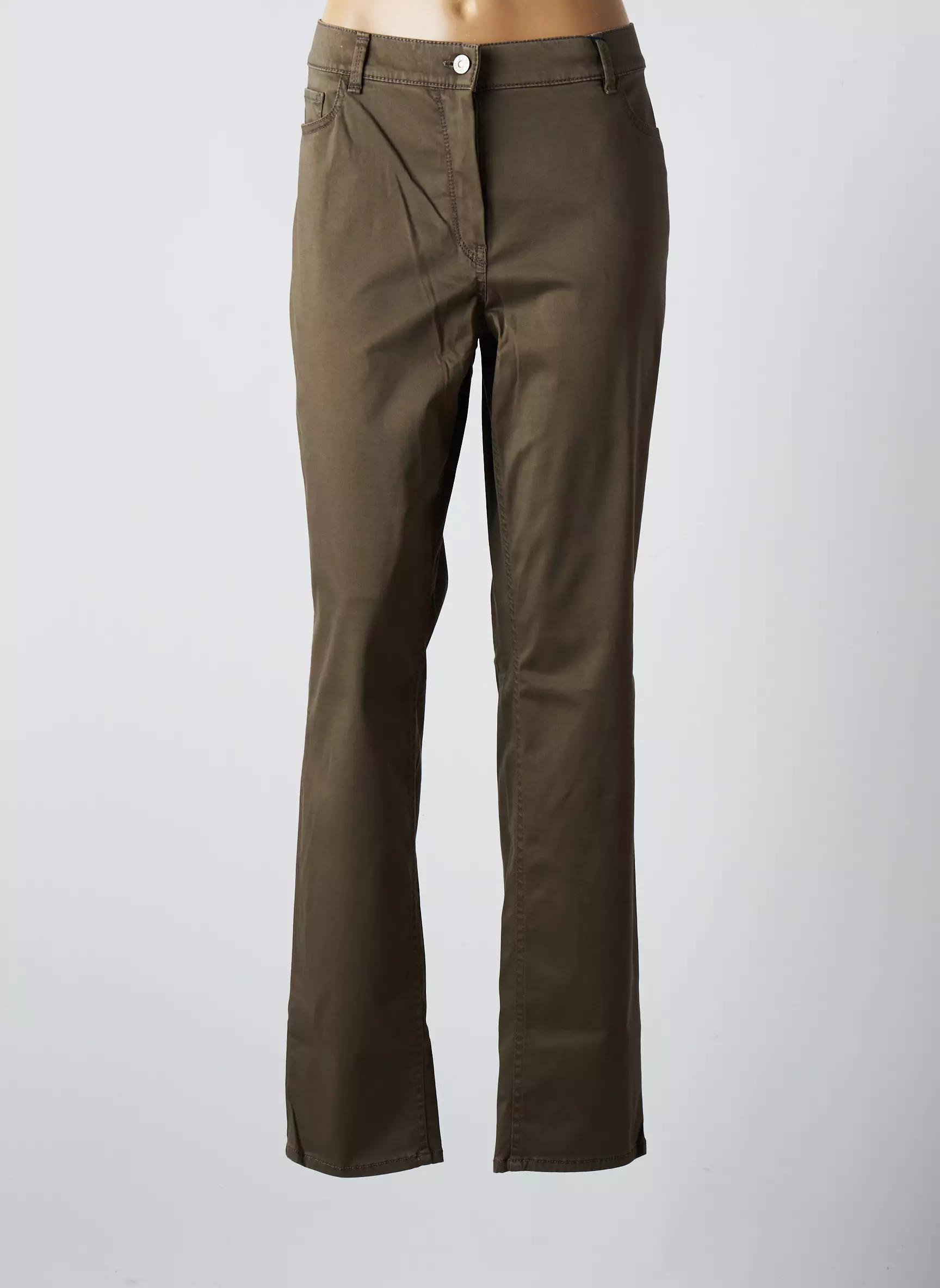 Gardeur Pantalons Slim Femme couleur vert