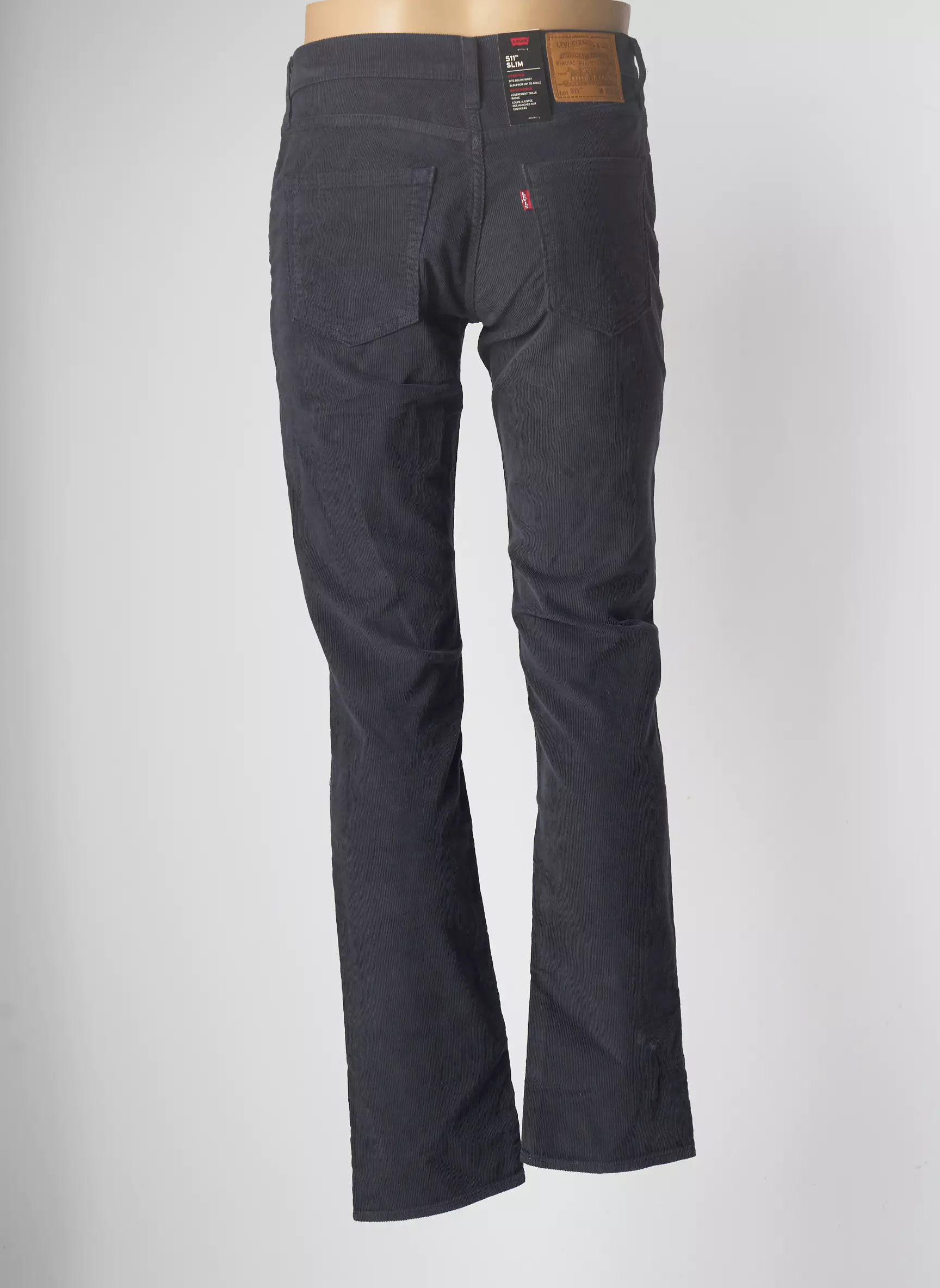 Levis Pantalons Slim Homme couleur gris