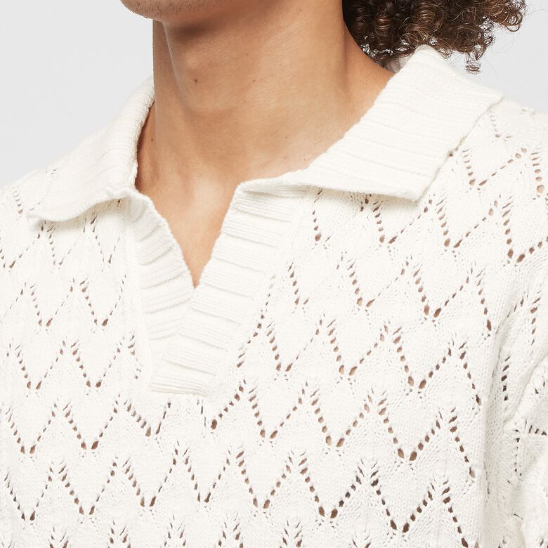 Daily Paper Yinka Knit Polo white