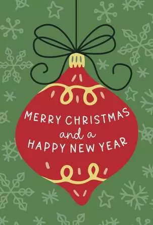 Puzzle 99 Teile - Merry Christmas and a Happy New Year