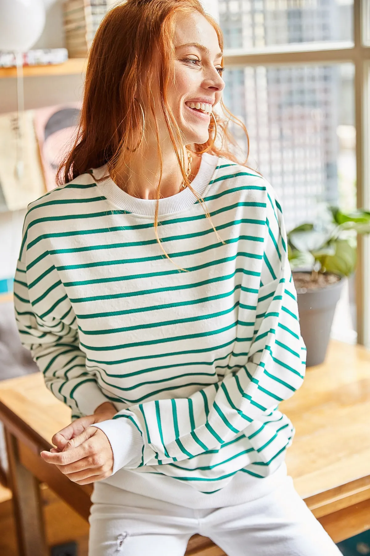Olalook  Sweatshirt - Mehrfarbig - Oversized