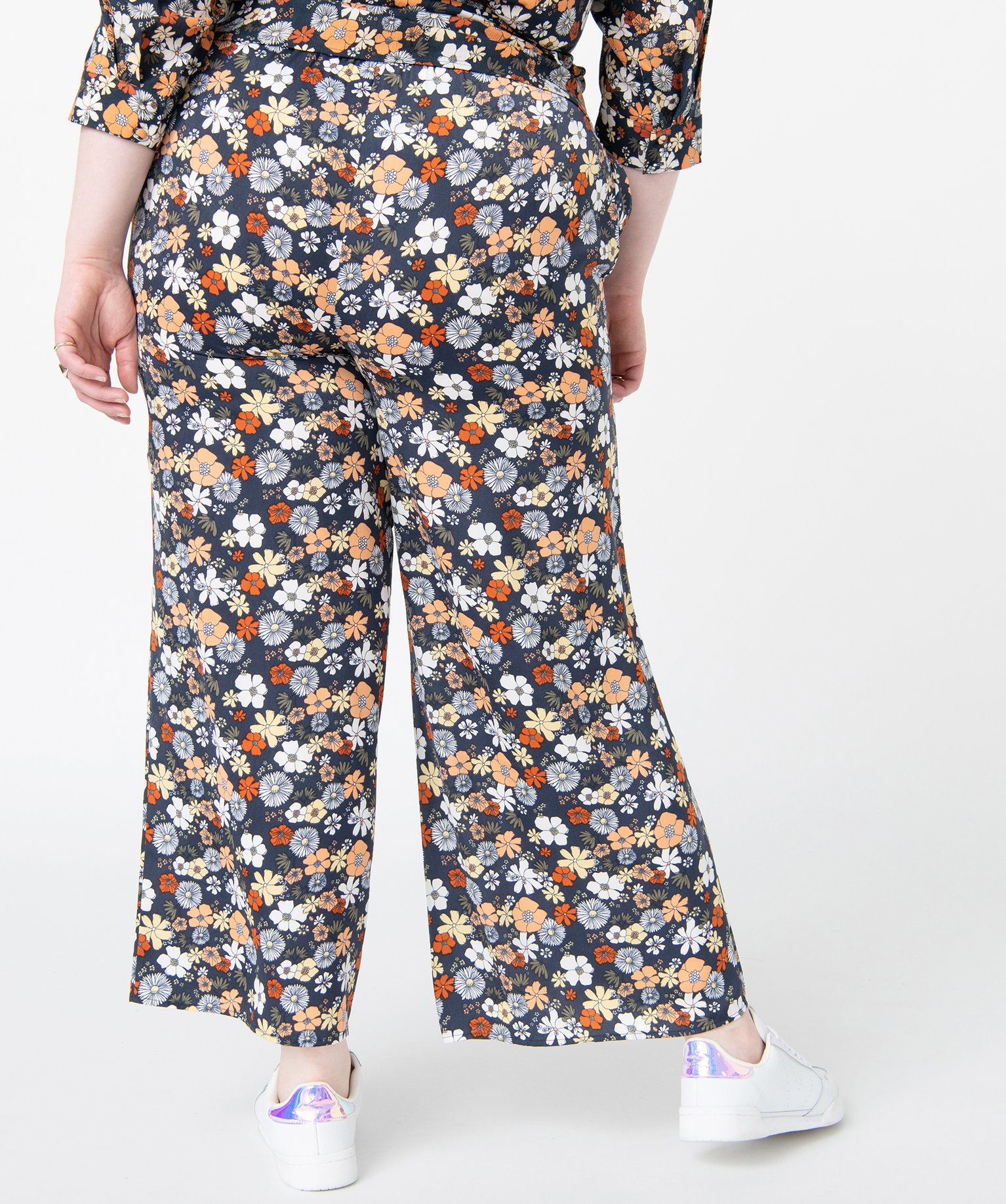 Pantacourt femme grande taille imprimé coupe large imprime | GEMO