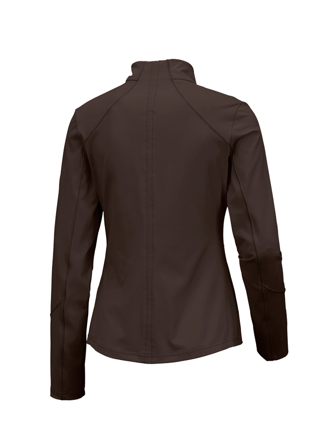 e.s. Funktions Sweatjacke solid, Damen