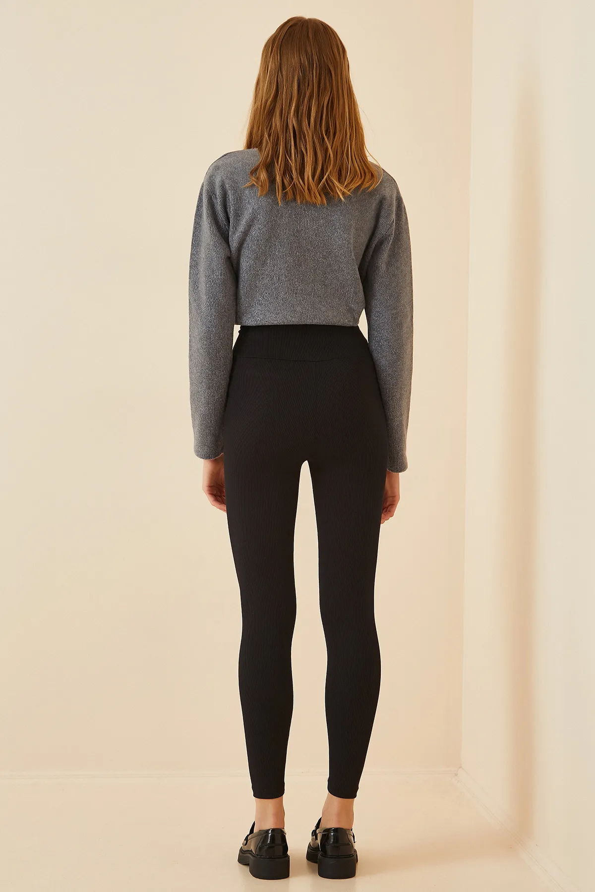 Happiness İstanbul  Leggings - Schwarz - Hoher Bund