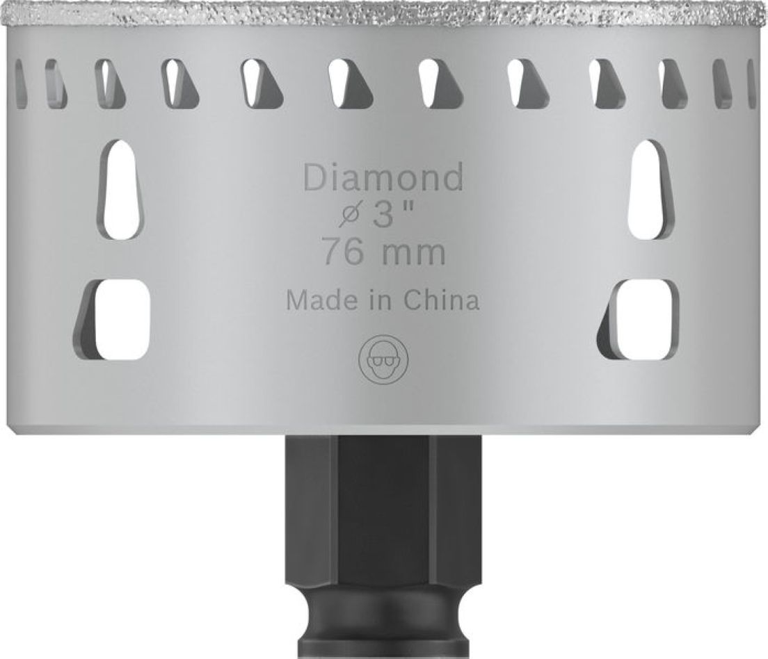 Bosch Blue Accessories 2608901571 PRO Tile PC Plus diamanthullsag fliser 76 mm