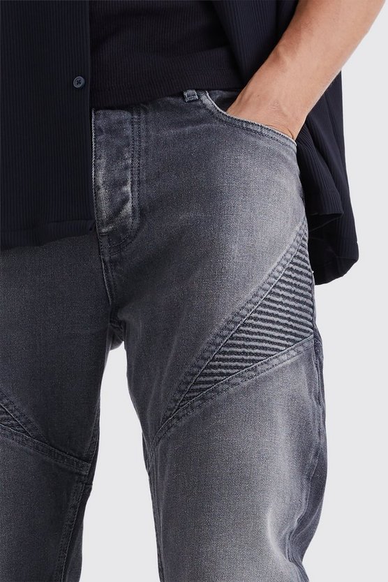 Tall Slim-Fit Bikerjeans