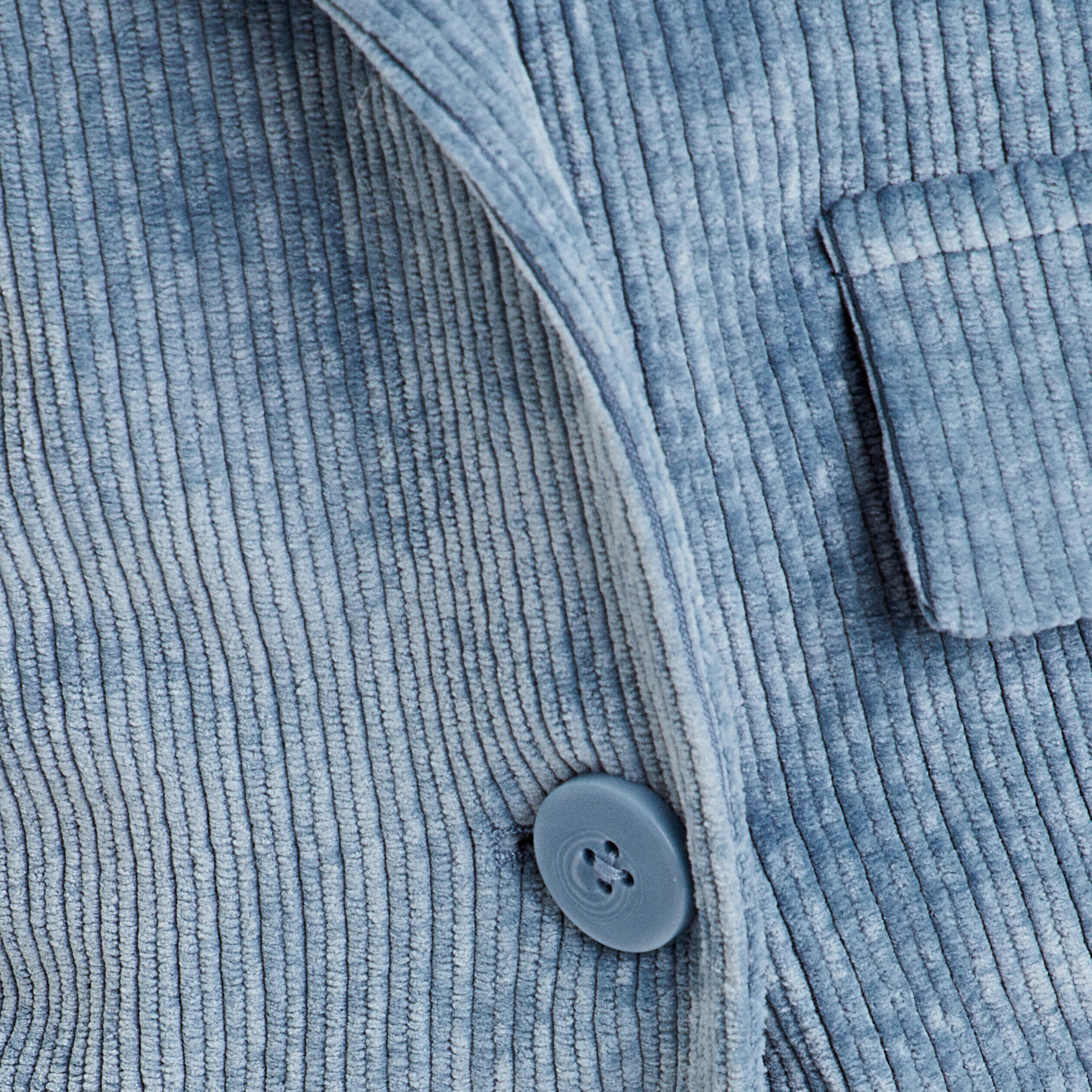 Veste blazer velours côtelé bleu clair femme | Cache Cache