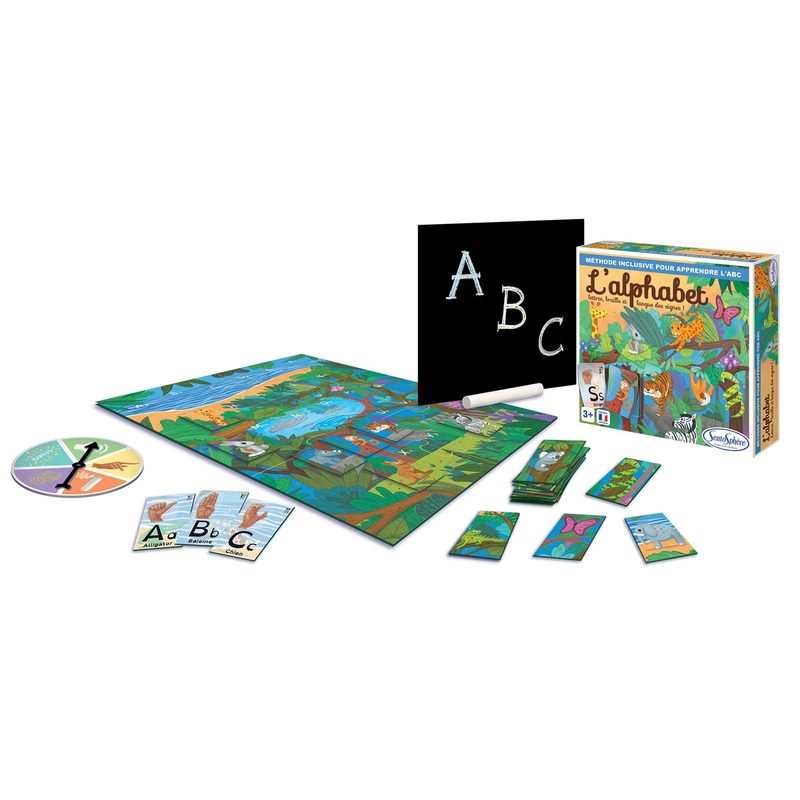 Jeu de l'Alphabet méthode inclusive Sentosphère