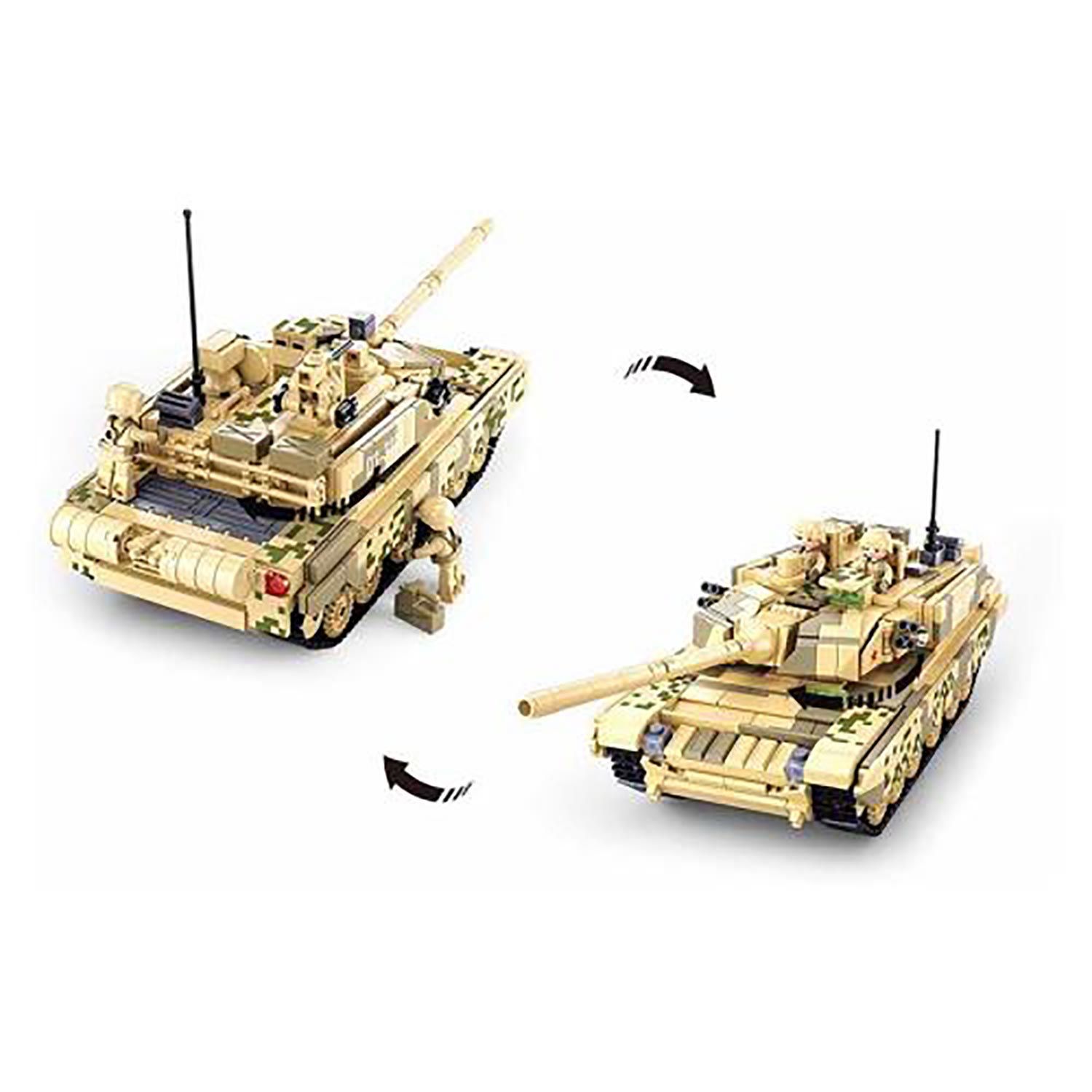 Kampfpanzer Bausteine Set M38-B0790