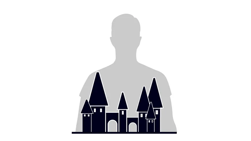 Spin Master 4D Build - Harry Potter, Hogwarts Castle, 3D-Puzzle des magischen Harry Potter-Schlosses , 209 Teile