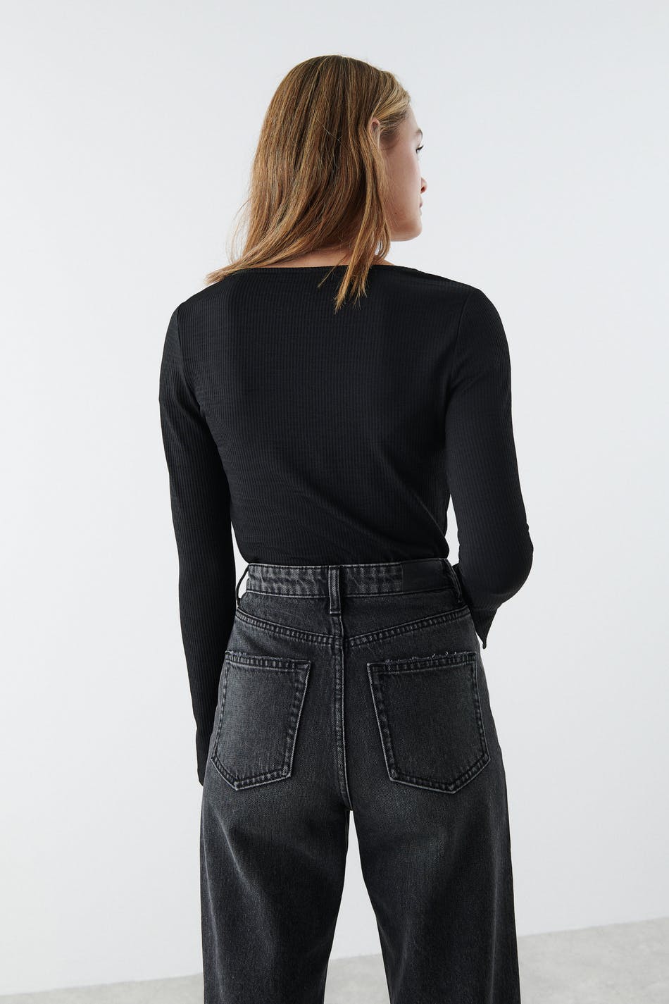 Y square neck top