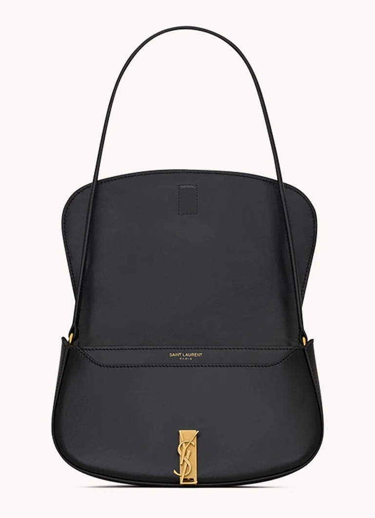 Geantă de umăr mini din piele de vițel Saint Laurent Voltaire