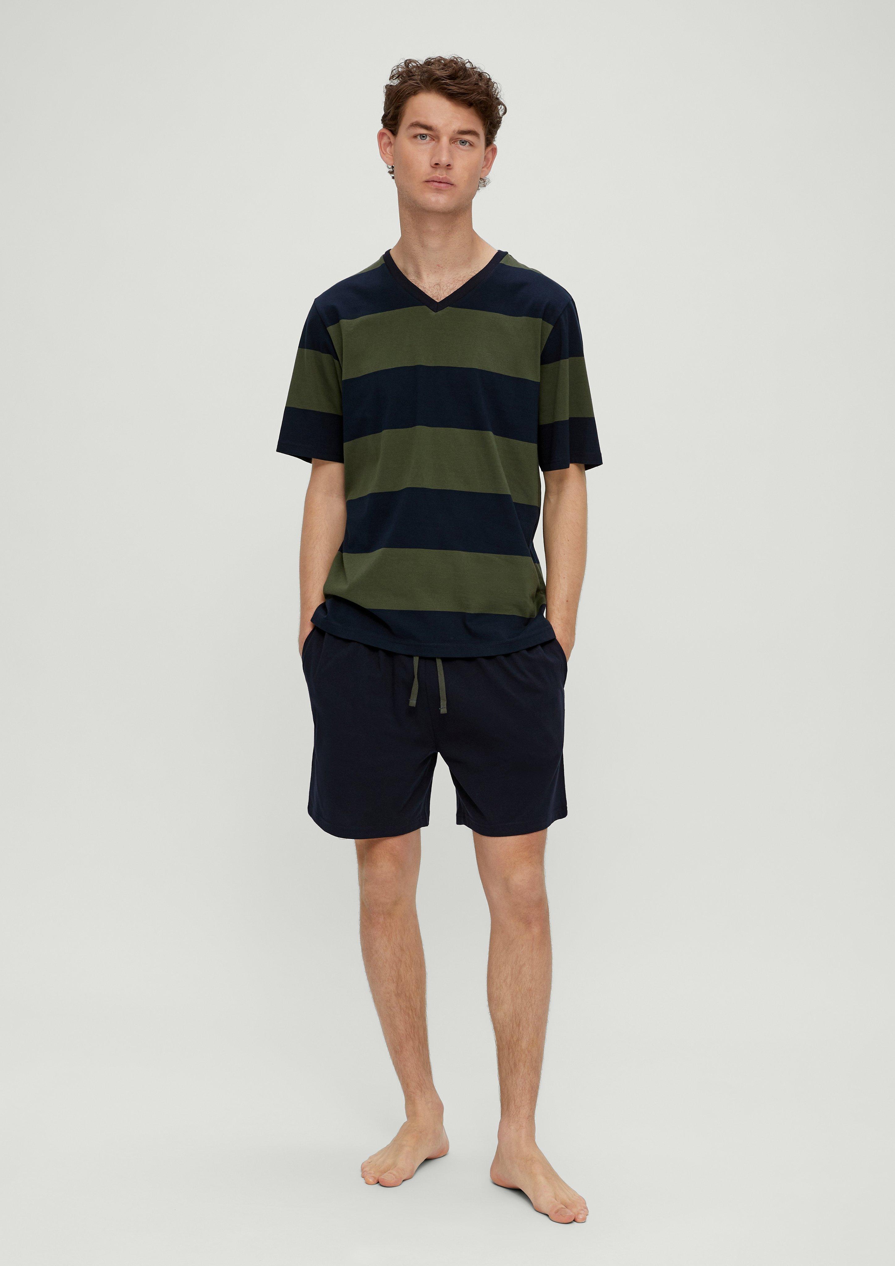 Kurzer Pyjama aus Baumwolle  6008395-78G1