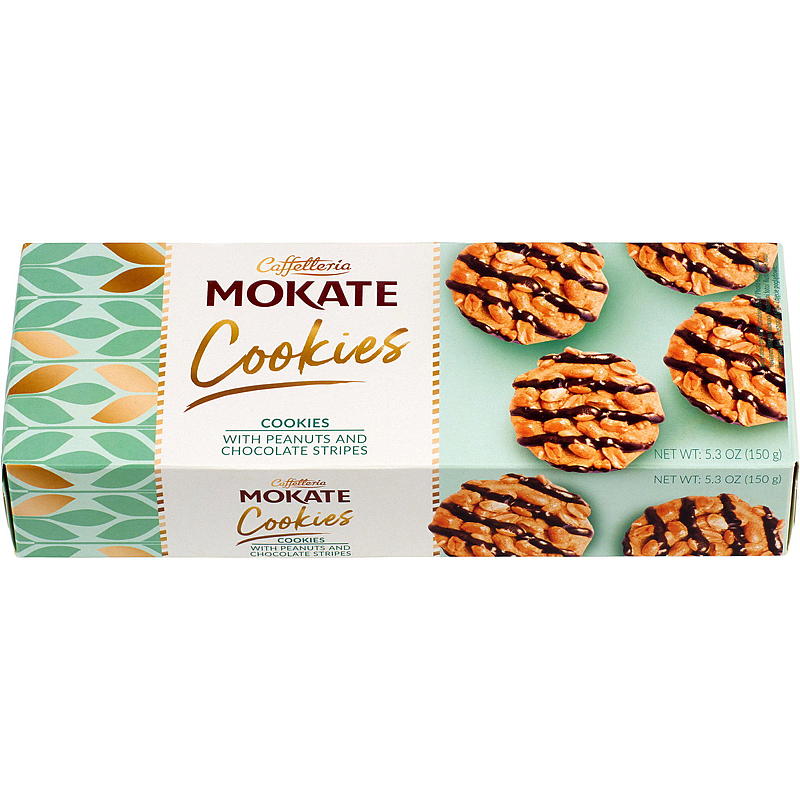 Mokate Kjeks peanøtt 150 g m/sjokolade