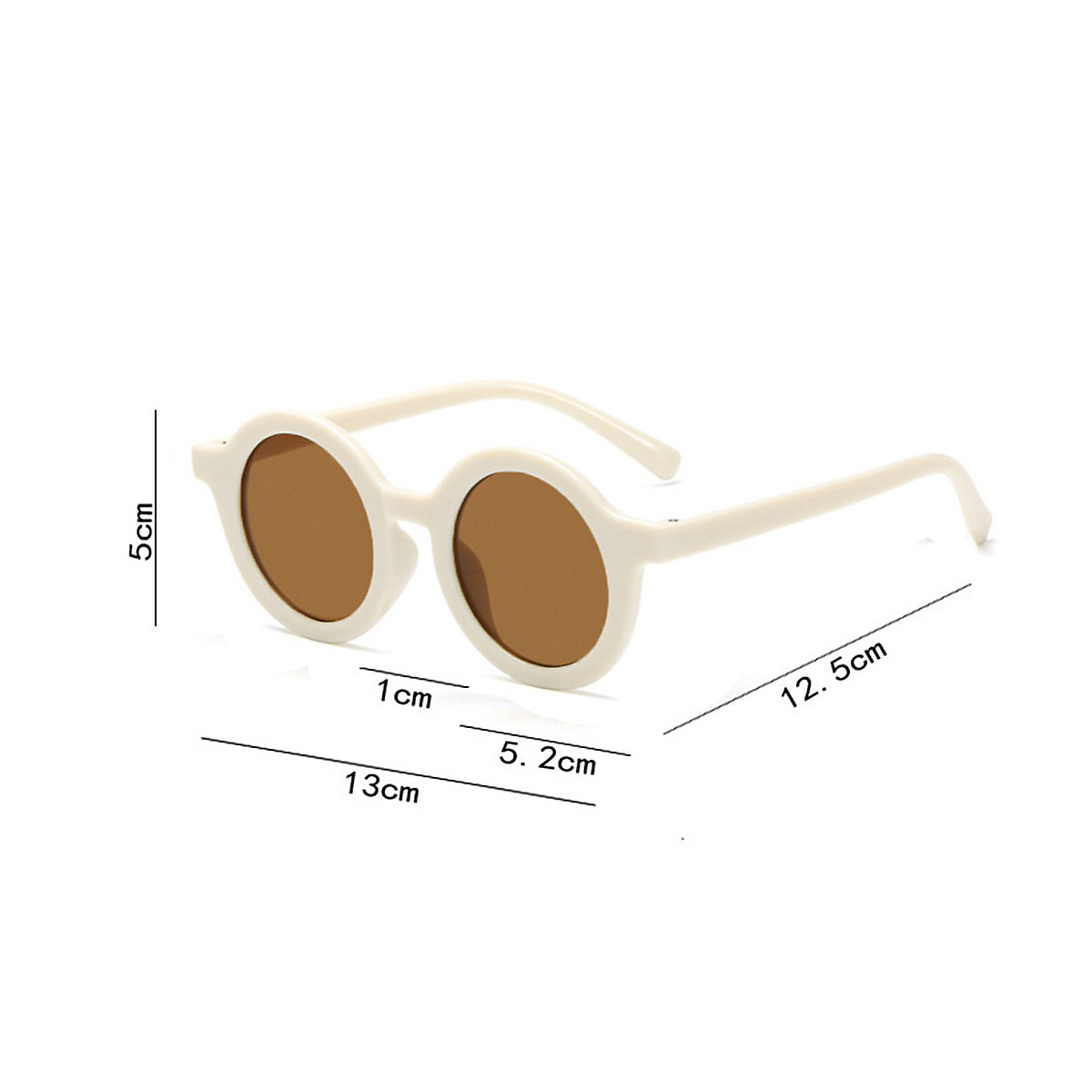 Sonnenbrille UV-Schutz Rund Sonnenbrillen für Kinder