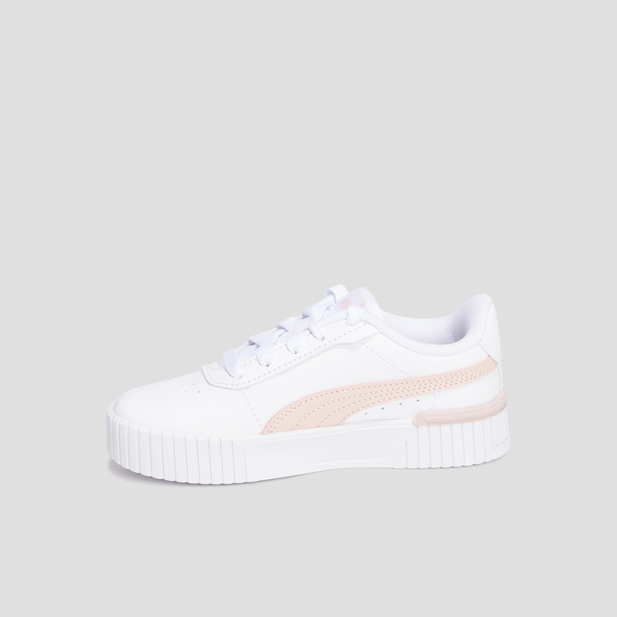 Tennis basses à lacets Puma Carina 2.0 blanc fille | La Halle
