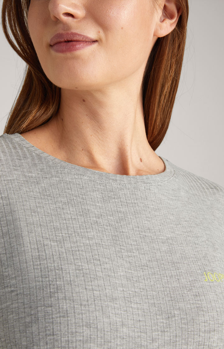 Loungewear Shirt in Grey Melange
