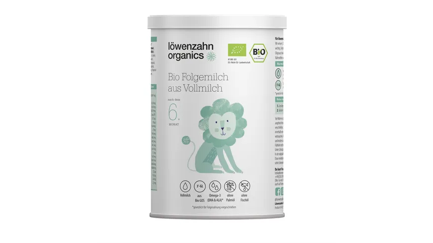 löwenzahn Bio Folgemilch 6+ aus Vollmilch 400 g
