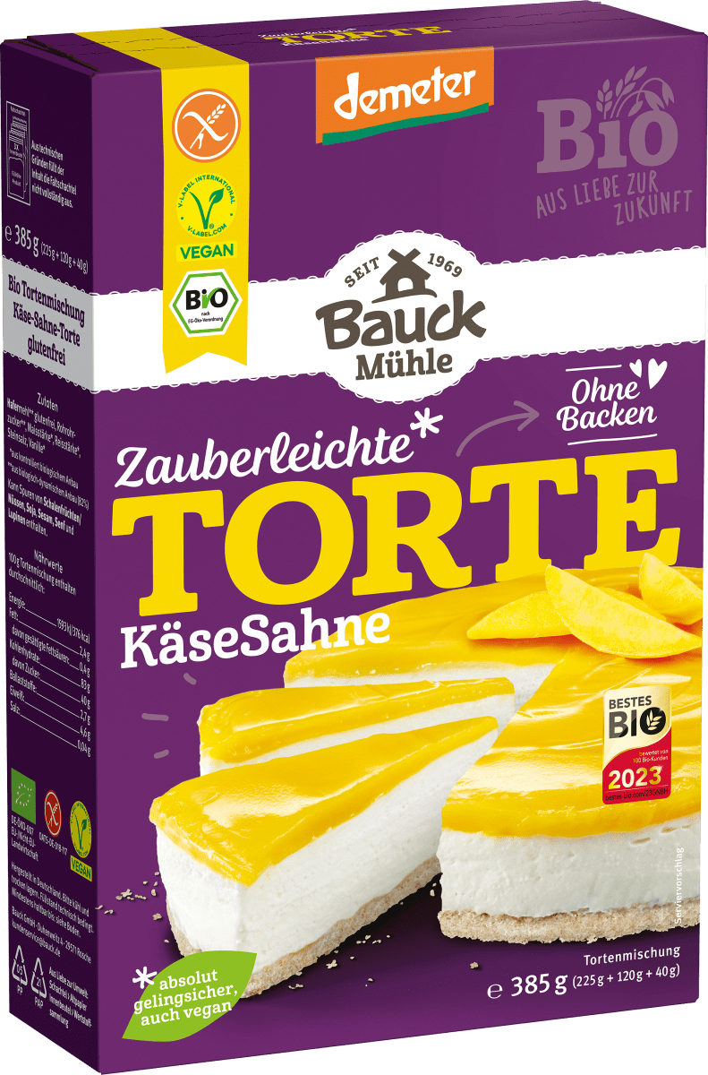 Backmischung KäseSahne Torte, glutenfrei, 385 g