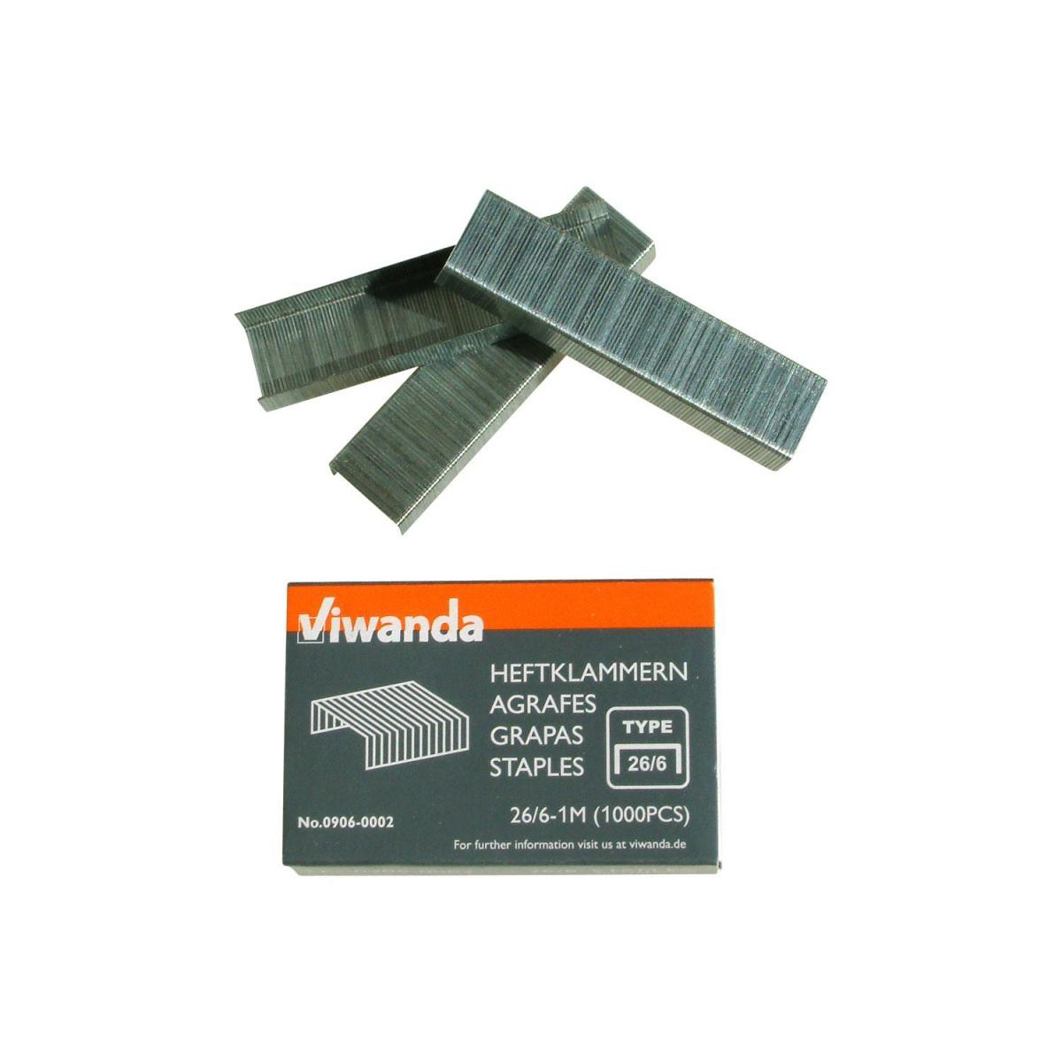 Viwanda Vi-Lite Heftklammern DIN 26/6 mm
