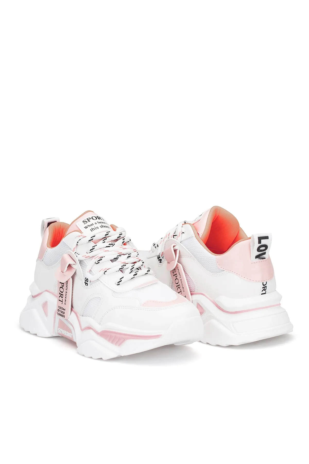 DARK SEER  Weißer Powder-Sneaker für Damen