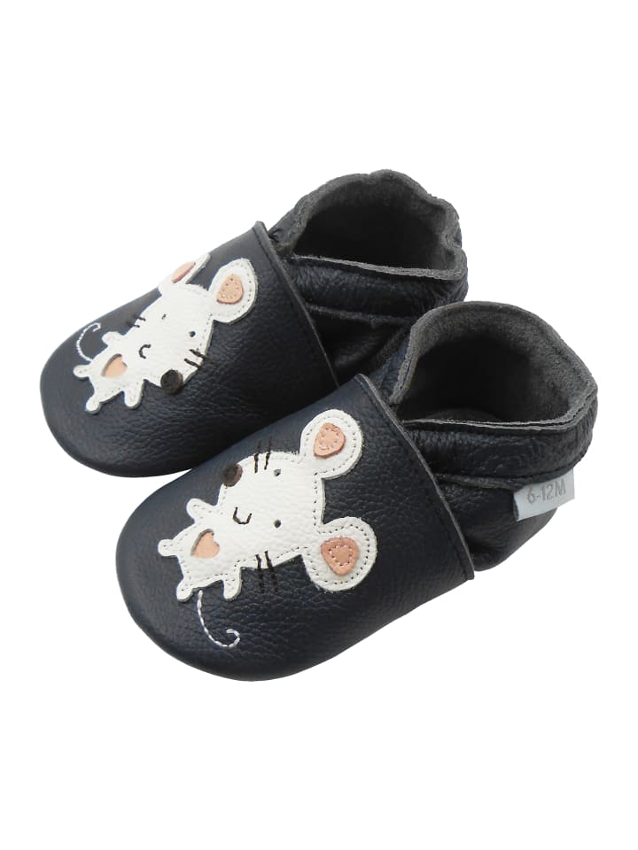 Yalion Baby Leder-Krabbelschuhe 