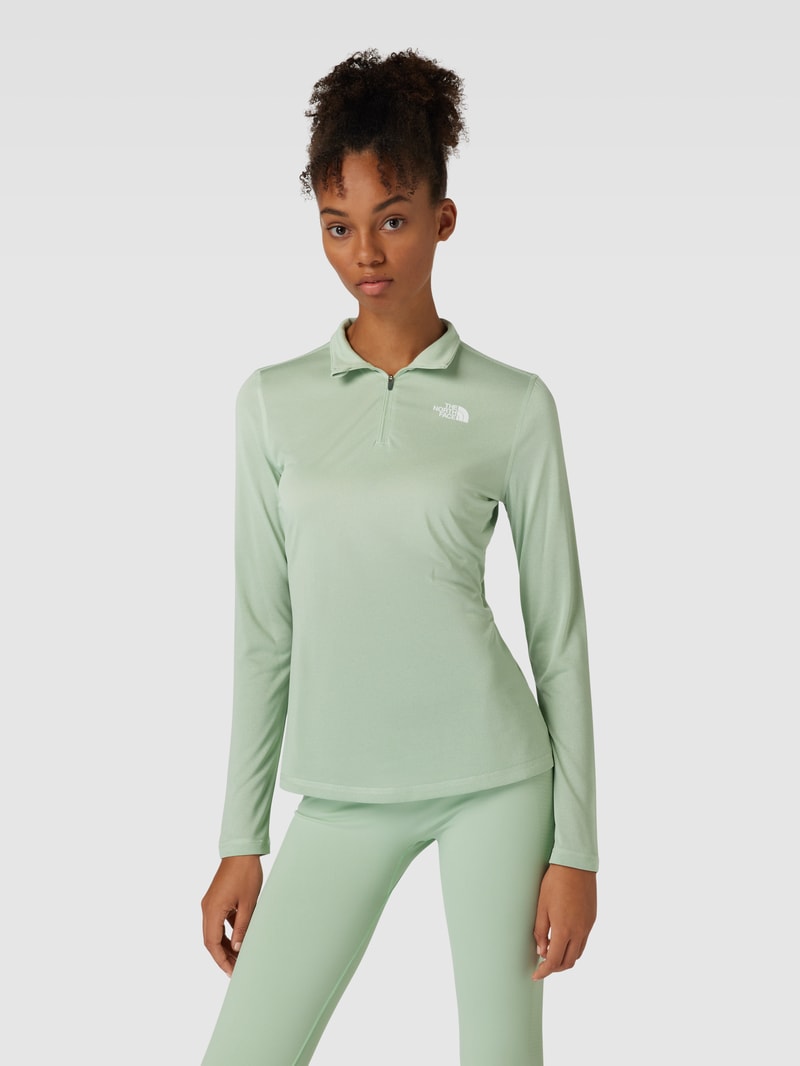 Sweatshirt mit Label-Print in mint