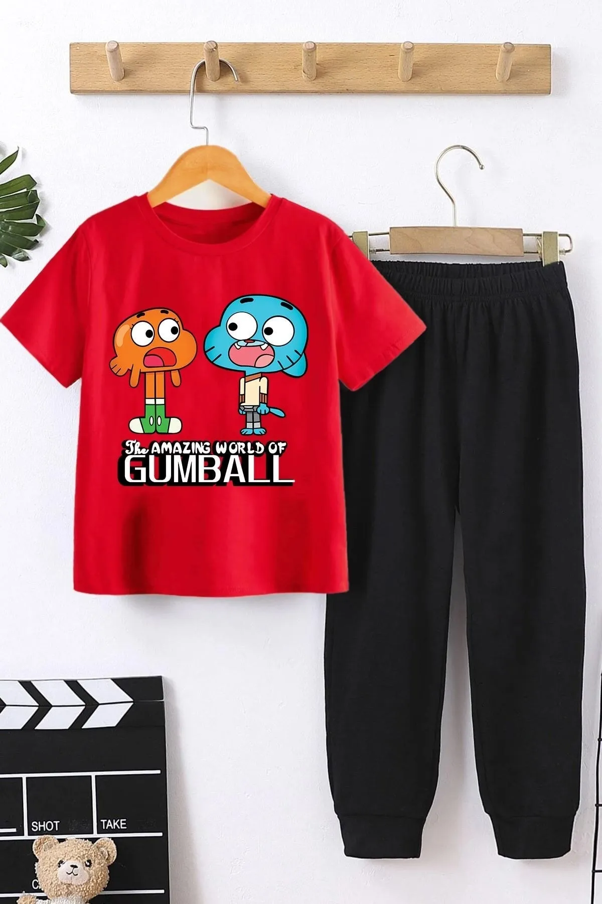 uyguntarz  Gumball Bottom – Top-Trainingsanzug-Set für Kinder