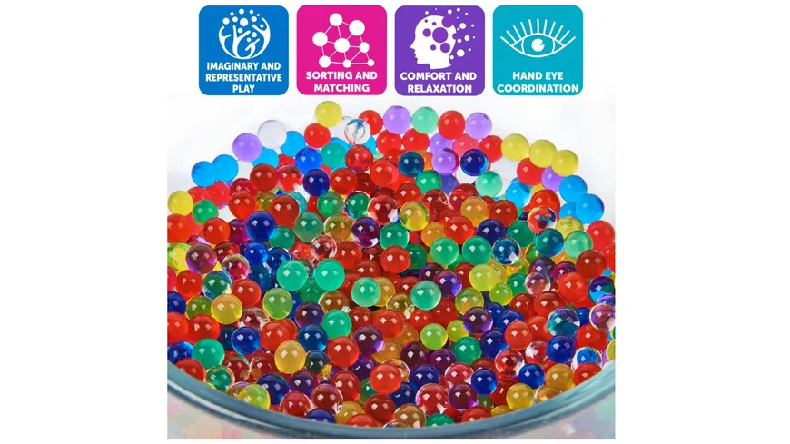 Spin Master - Orbeez Multipack mit 2.000 Orbeez, ungiftige Wasserperlen, sensorisches Spielzeug für Kinder ab 5 Jahren