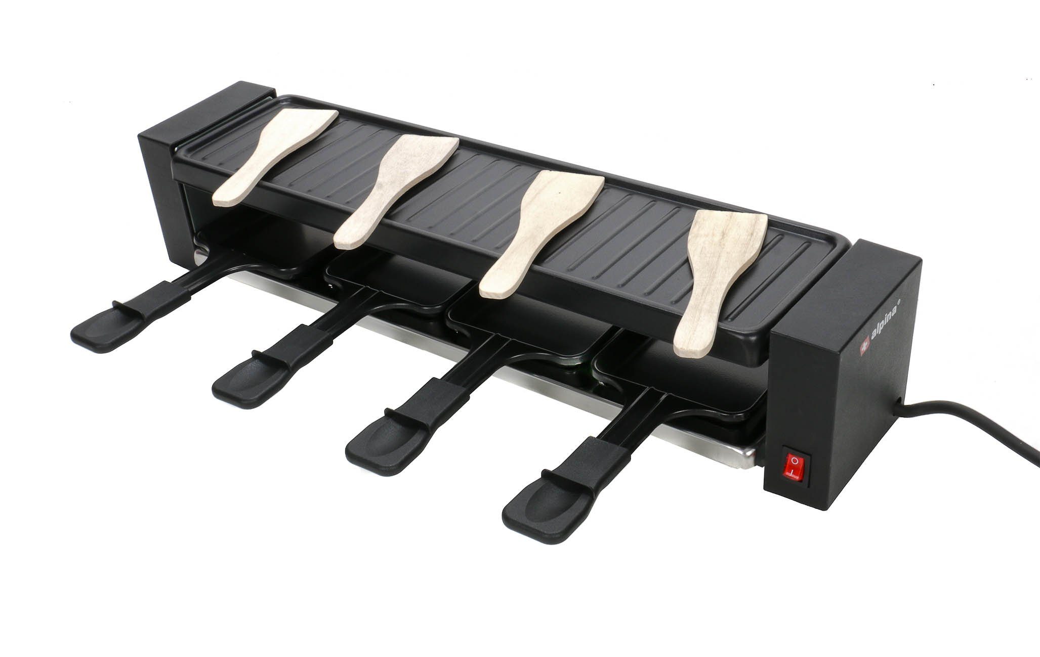 Bubble-Store Raclette Gourmet-Grill, Gourmet-Grill und Raclette für 4 Personen