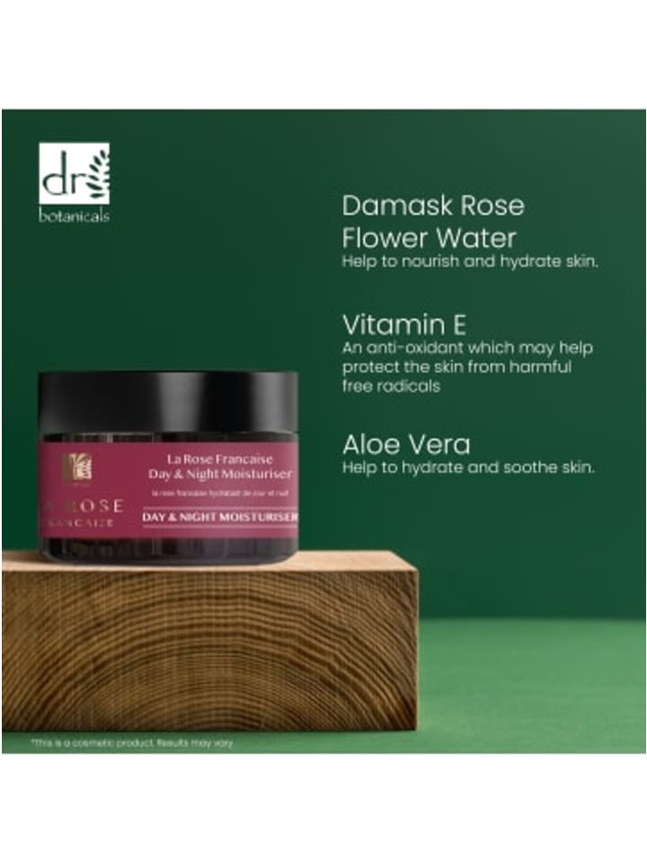 Dr Botanicals DB La Rose Française - Duo-Feuchtigkeitspflege für Tag und Nacht 50ml günstig kaufen onesize