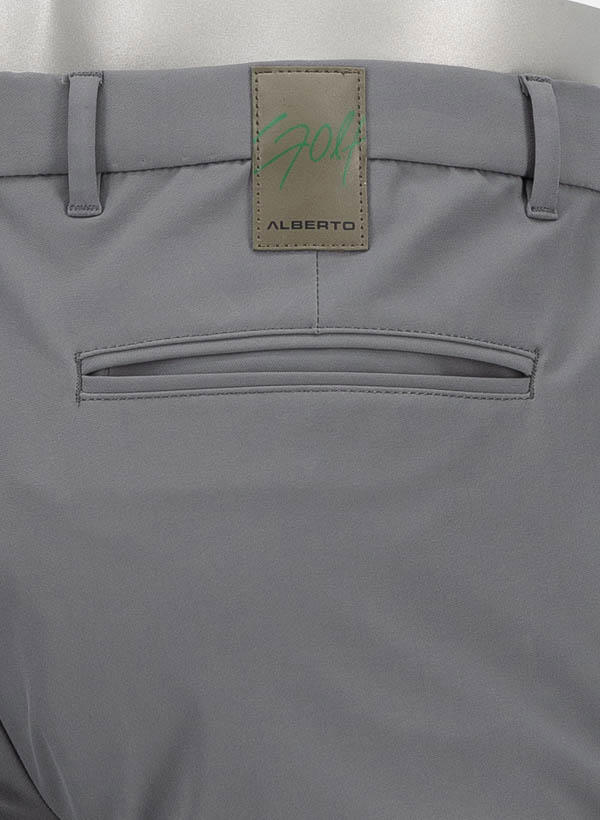 Alberto Golf, Golfhose Ian, Slim Fit, 3xDry®Cooler, zementgrau
