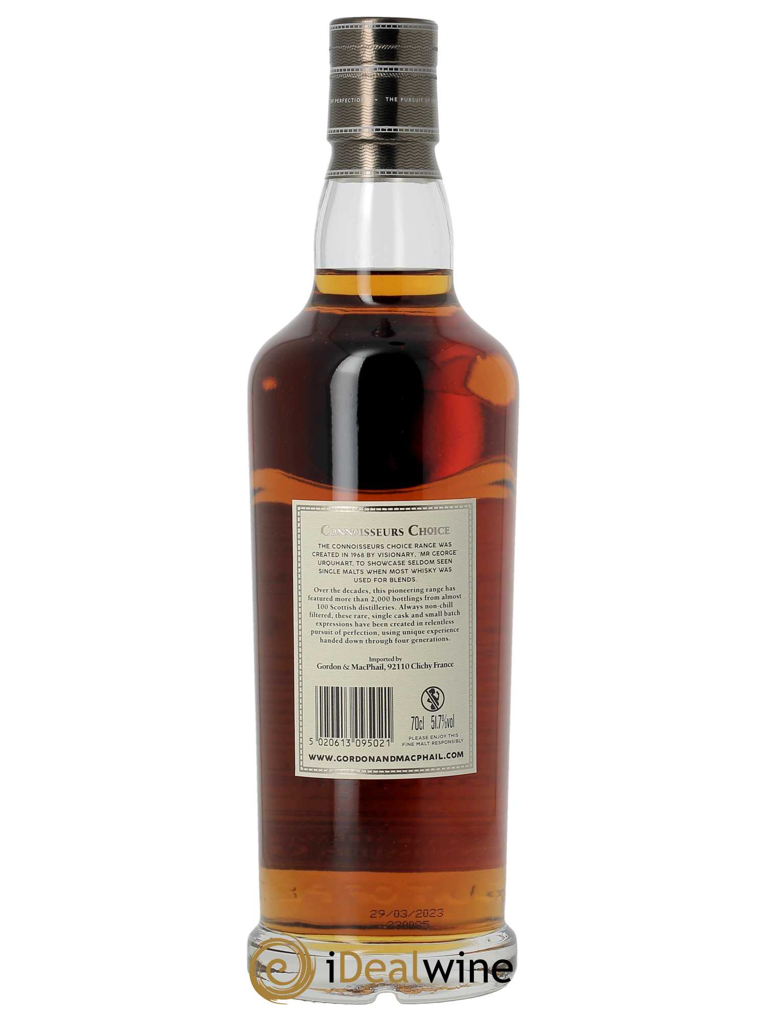 Whisky Linkwood 27 ans Gordon & Macphail  1994 - Lot de 1 Bouteille