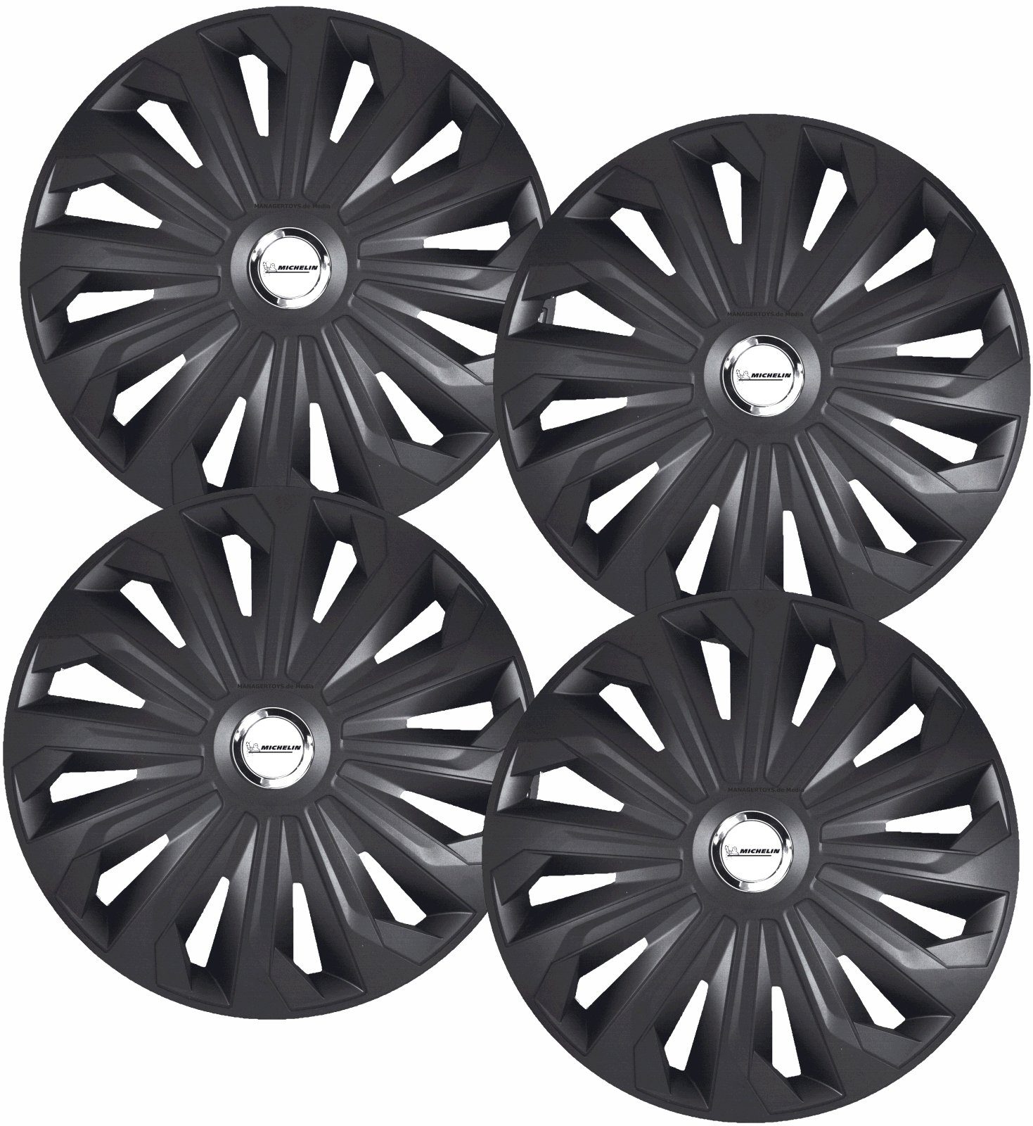 Michelin Radkappen Vier Stück FABIENNE 14 zoll Radkappe Radzierblende universal 4er Set