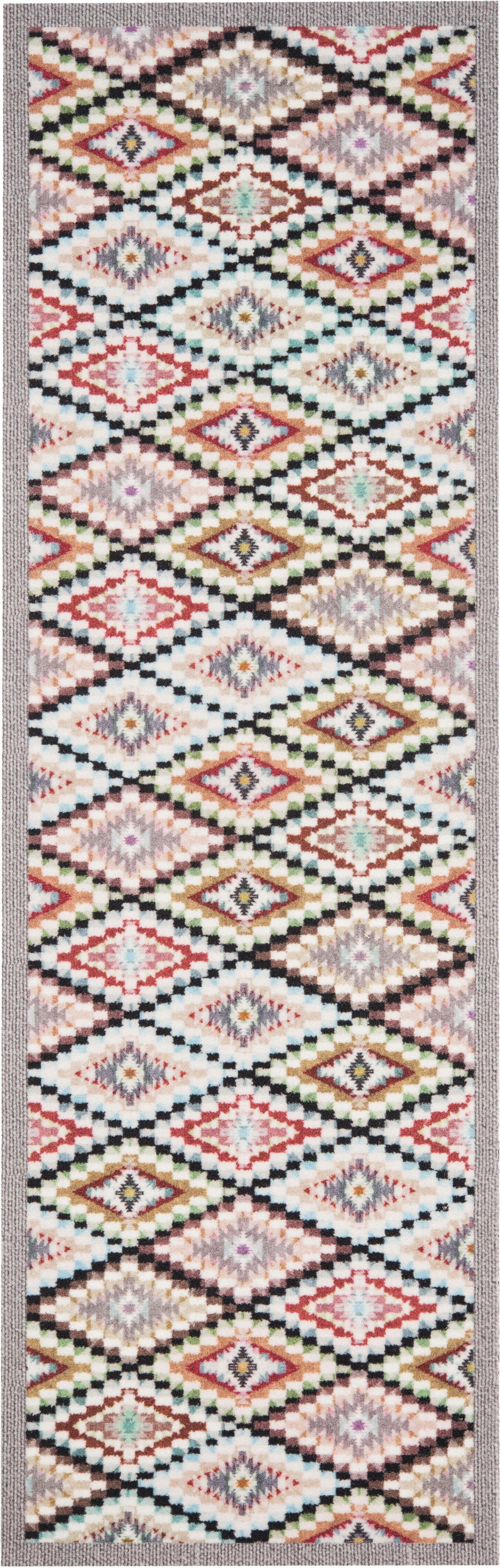 Läufer Navajo, HANSE Home, rechteckig, Höhe: 5 mm, Läufer, Rutschfest, Flachgewebe, Küche, Flur, Teppich, Waschbar