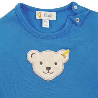 T-Shirt langarm, mittelblau