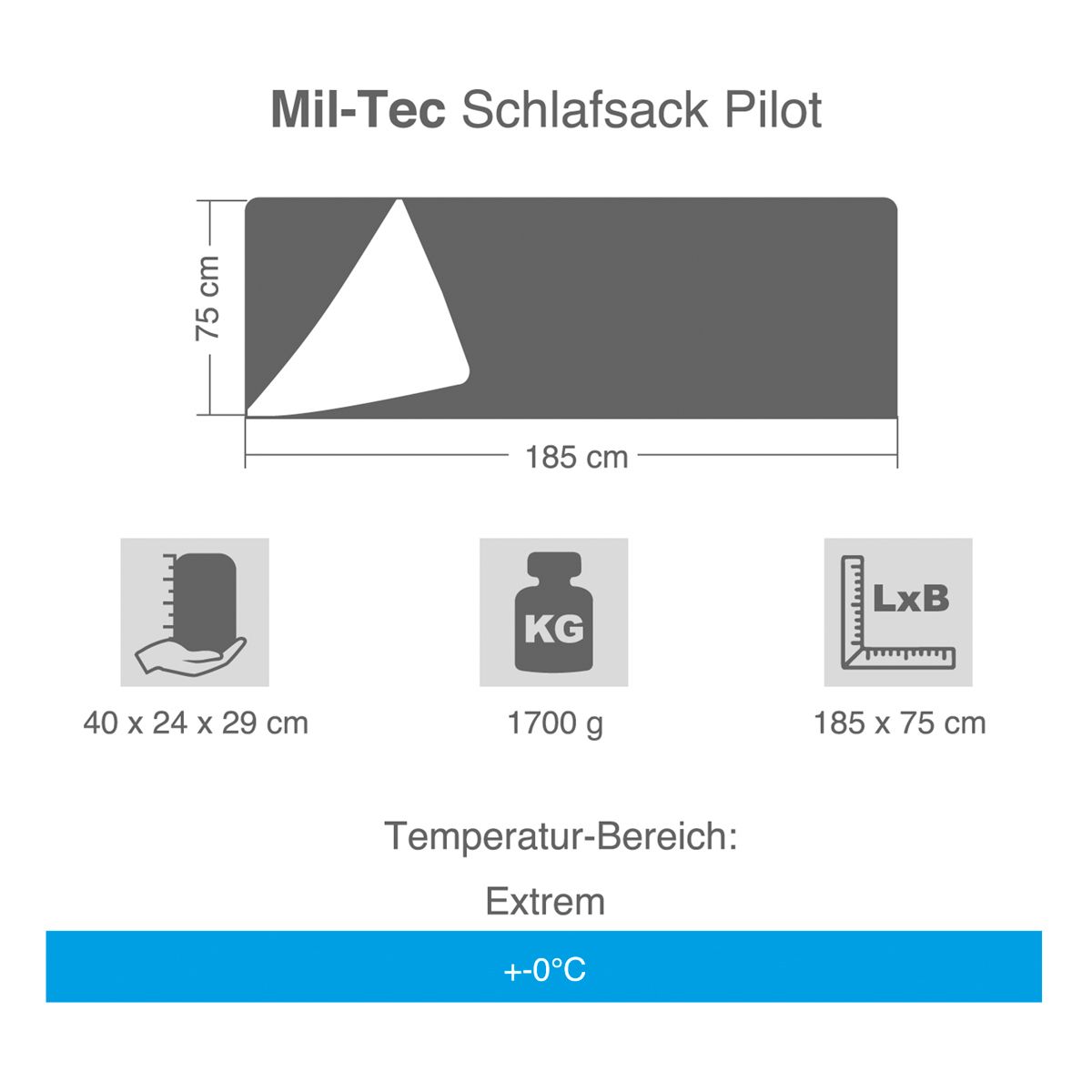 Schlafsack Pilot