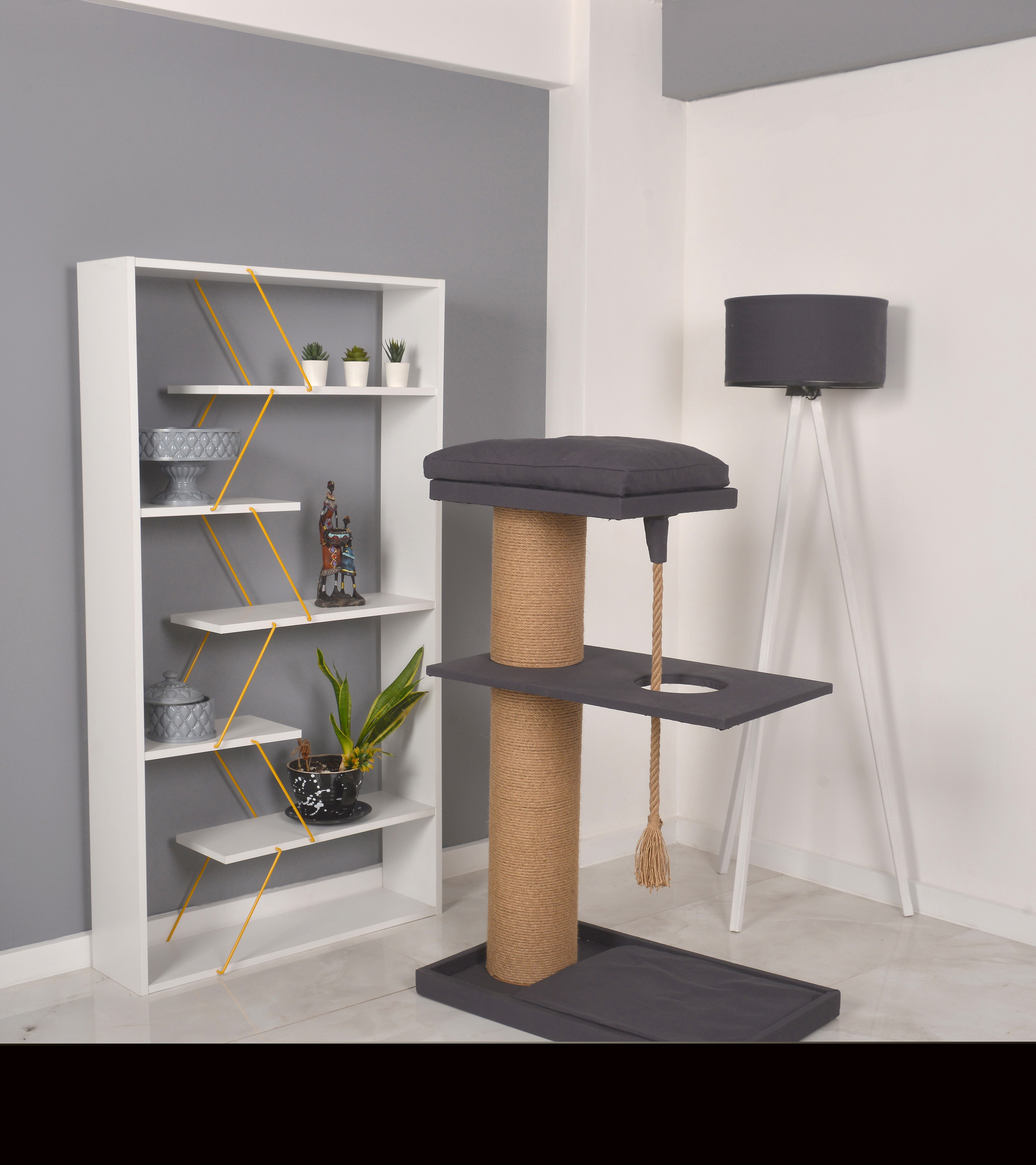 Petliving Kratzbäume Petliving Kratzbaum Lio XXL anthrazit