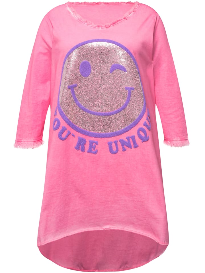 Angel of Style Longshirt in rosa günstig kaufen